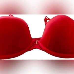 2 for 15!! Victoria’s Secret Red T-shirt bra size 34D